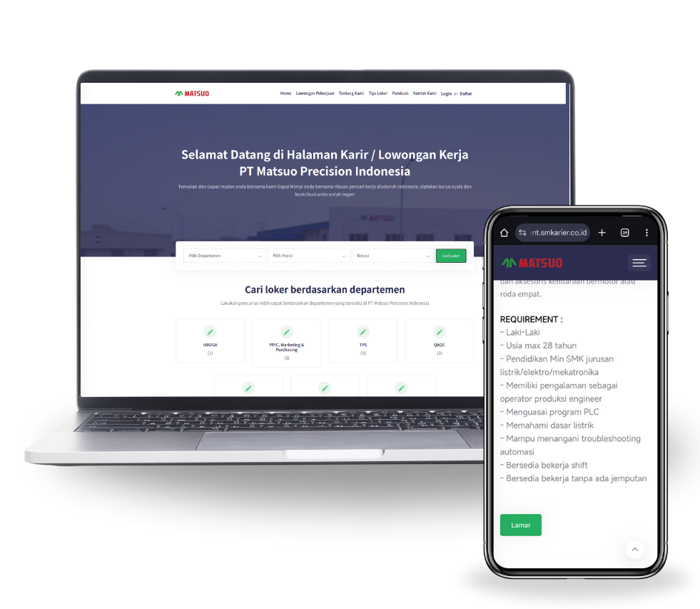 E-Recruitment PT Matsuo